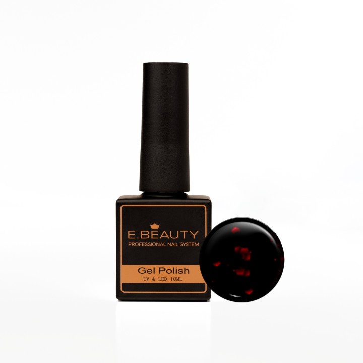 Geellakk red glitter 10ml